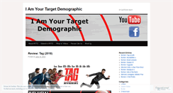 Desktop Screenshot of iamyourtargetdemographic.com